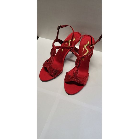 Nina shoes red size 7 1/2 - Picture 1 of 7